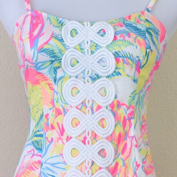 Lilly Pulitzer Shelli Fiesta Bamba Shift Dress - 0 - Picture 2 of 9